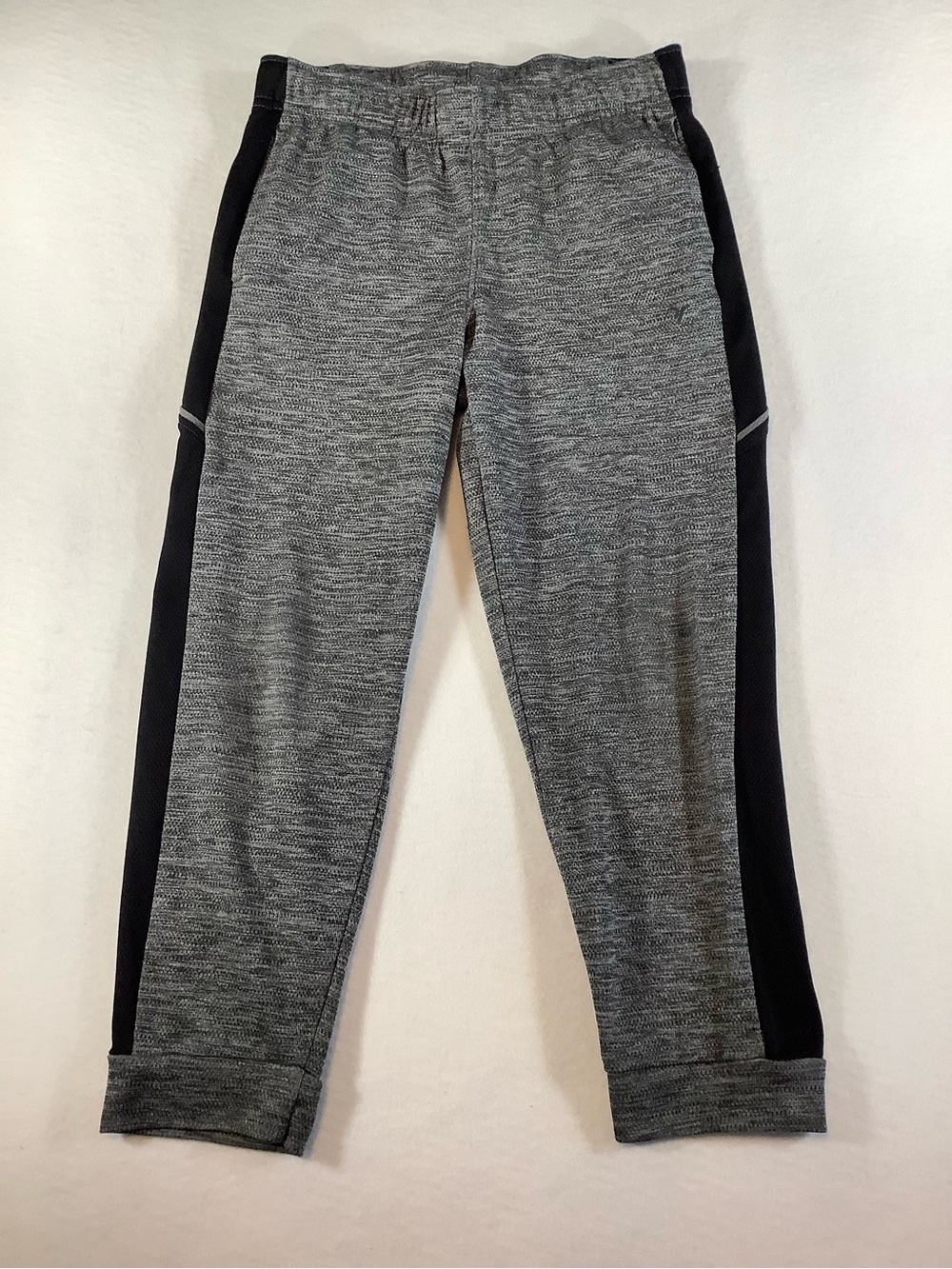 Old Navy Gray Jogger Pants with Black Side Panels